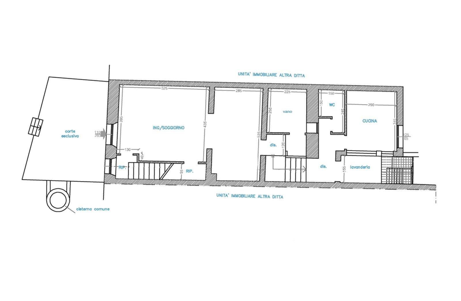 Two-room apartment via Abate Meli 25, Milo - floor plans 1