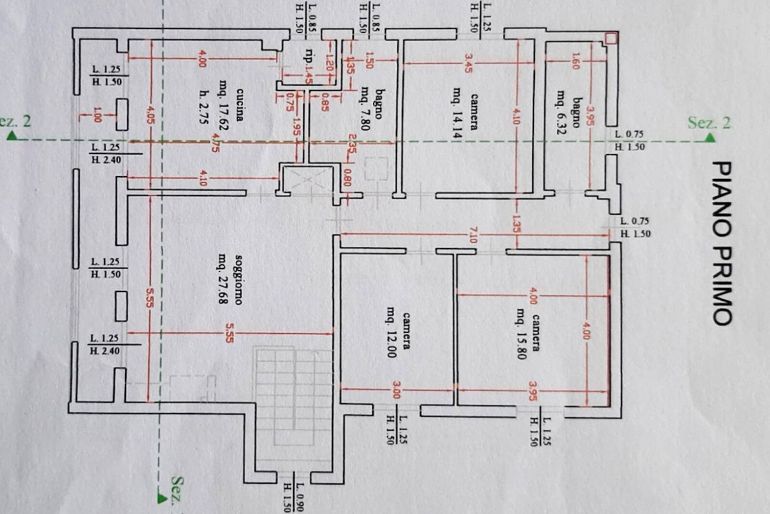 Villa Cecina - floor plans 1