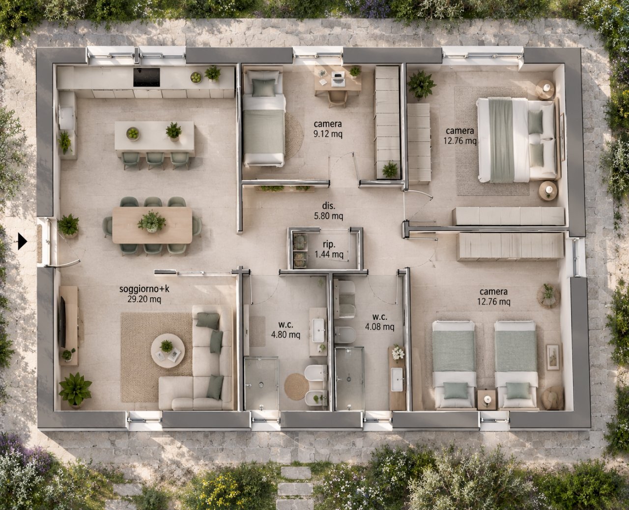 Chiappa PLAN - Terreno agricolo Via Chiappa 100, San Bartolomeo al Mare - planimetria 1