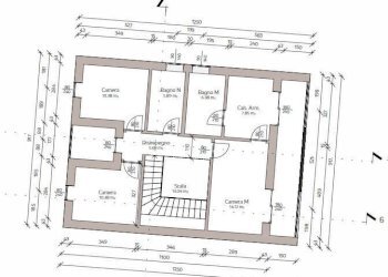 IPOTESI DI PROGETTO pianta p.secondo - Villa Via A. Gramsci 22, Casalino - foto 7