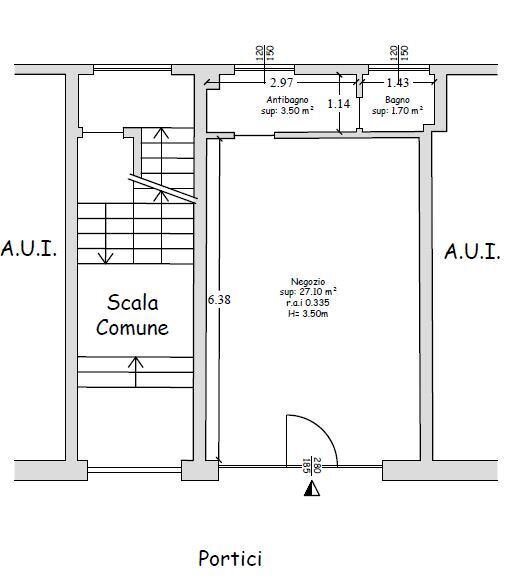 planimetria 1 - Food - Gastronomy Via Carlo Pisacane 34, Brescia - floor plans 1