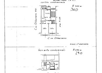 Planimetria - Two-room apartment Corso Orbassano, Torino (neighborhood Mirafiori Nord) - photo 11