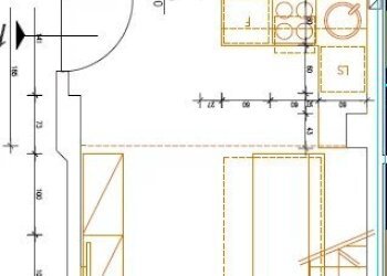 Planimetria - One-room apartment Via Caccialepori, Milano - photo 1