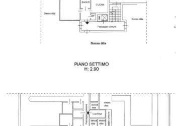 Planimetria - One-room apartment Piazzale Giovanni delle Bande Nere, Milano - photo 1