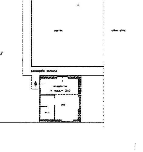 Planimetria - One-room apartment Via Aleardo Aleardi, Milano - photo 1