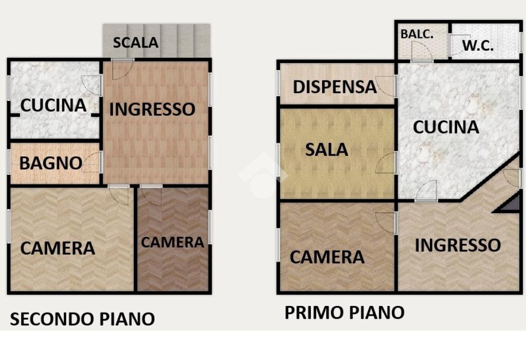 Apartment Via Bartolomeo Parodi, Ceranesi - floor plans 1