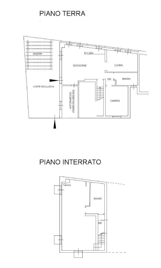 PLN INT - Appartamento Via del Pozzo 27, Bologna (zona San Ruffillo) - planimetria 1