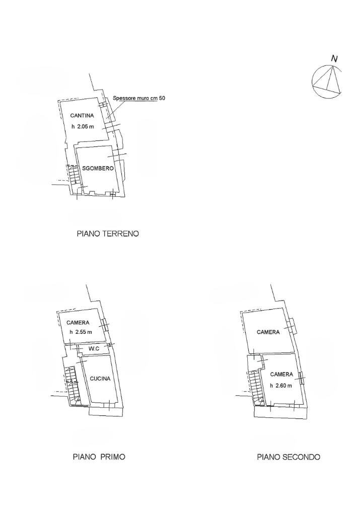 Semi-detached house Via Onorevole Giuseppe Goglio, Castellamonte - floor plans 1