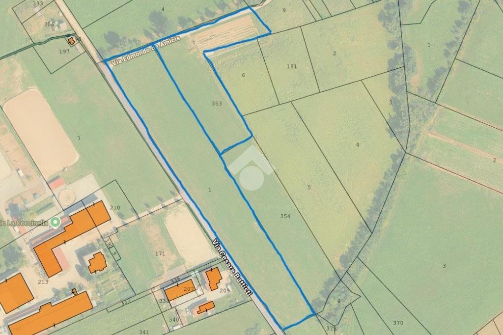 Terreno agricolo Via Battisti, San Gillio - planimetria 1