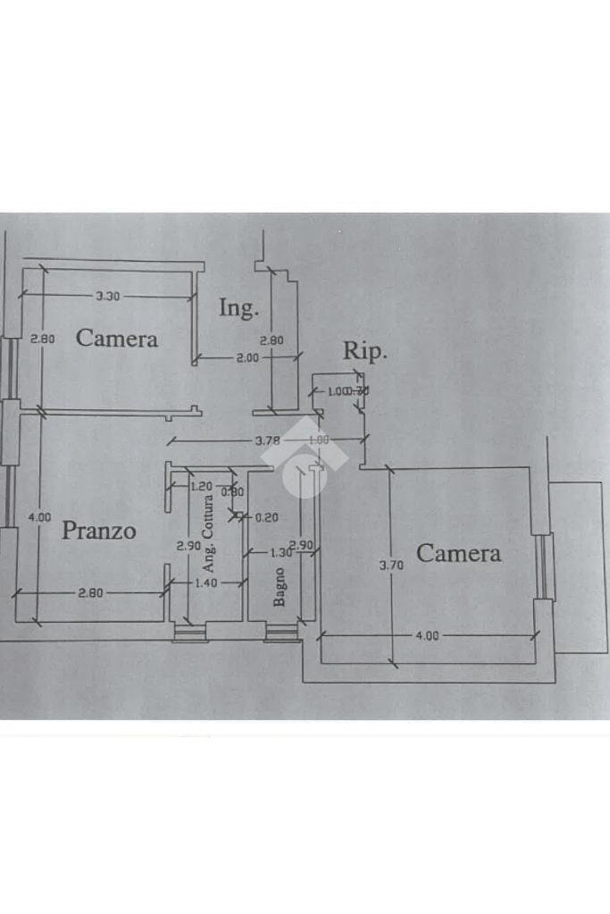 Trilocale Via Sardorella, Genova (zona Bolzaneto) - planimetria 1