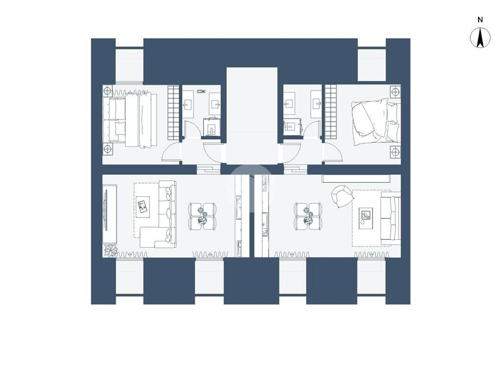 Stable - Palace piazza Tirana, Milano (neighborhood Lorenteggio) - floor plans 1