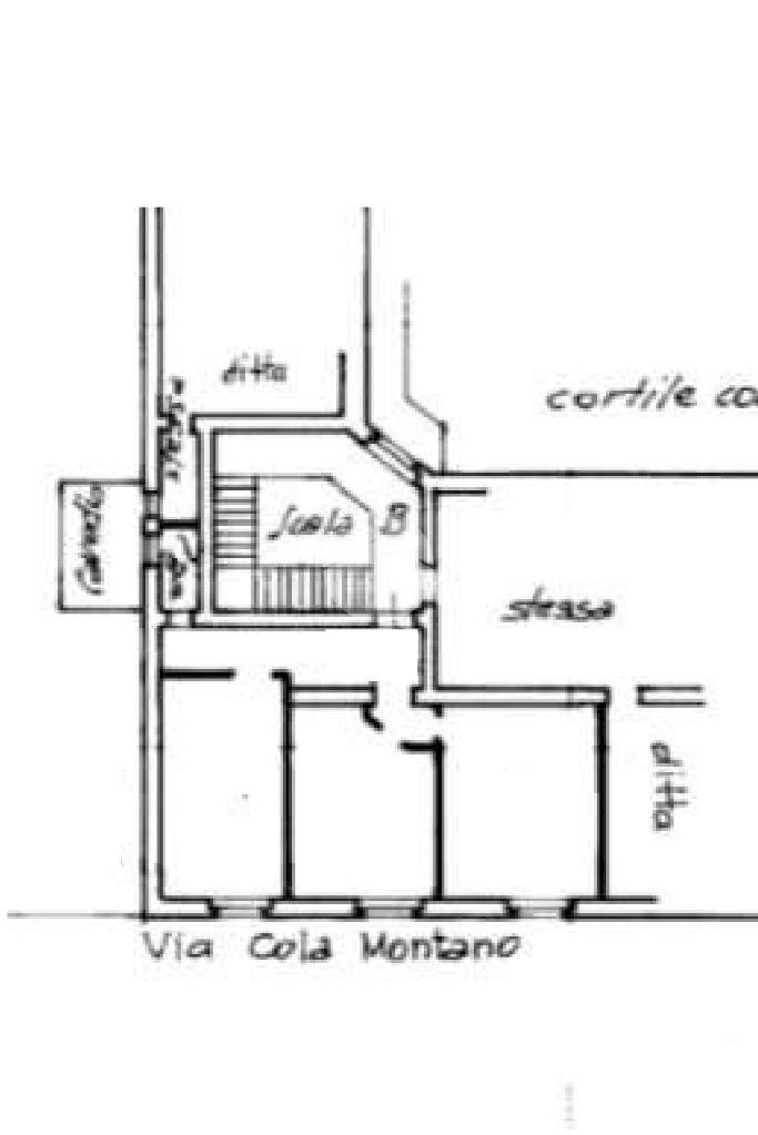 Three-room apartment Via cola montano, Milano (neighborhood Isola) - floor plans 1
