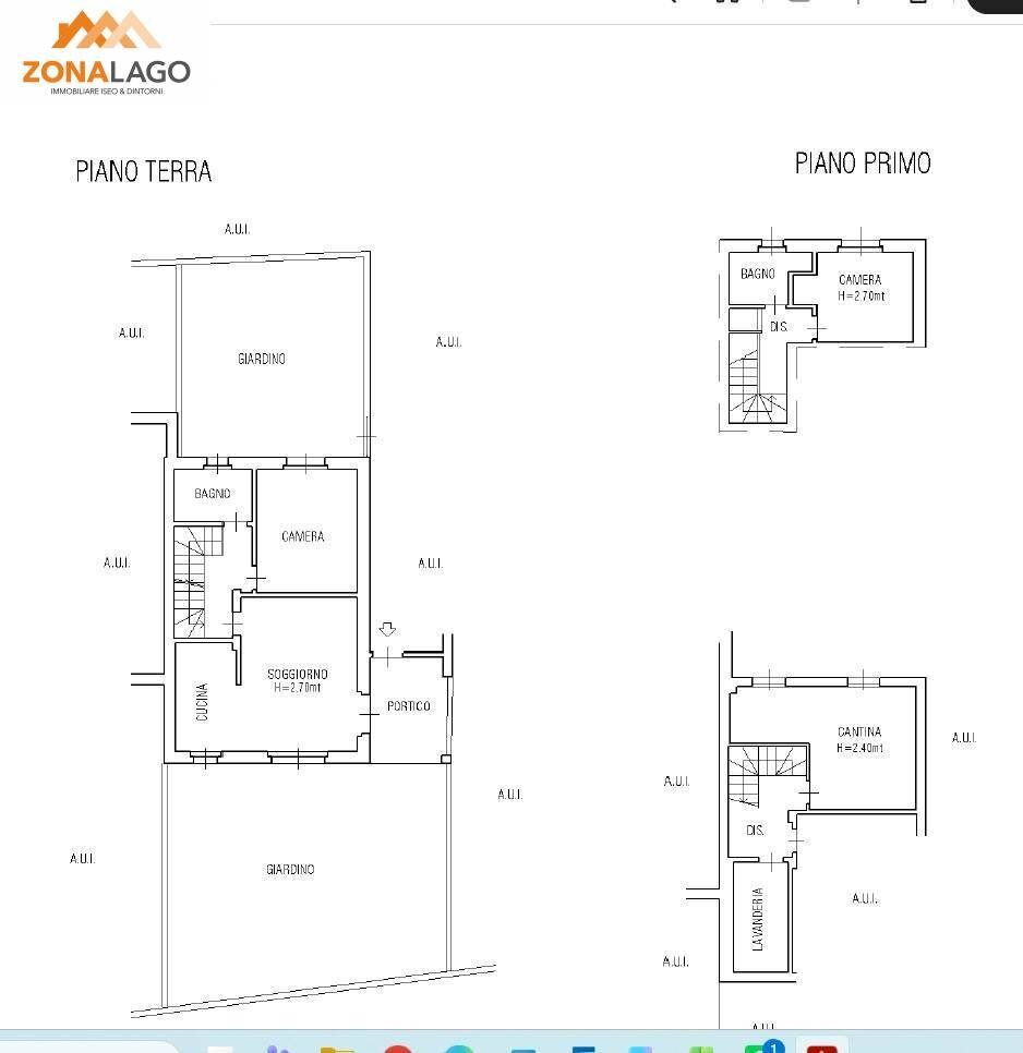 Foto 18 - Appartamento via giovanni casa
 
47, Corte Franca - planimetria 1