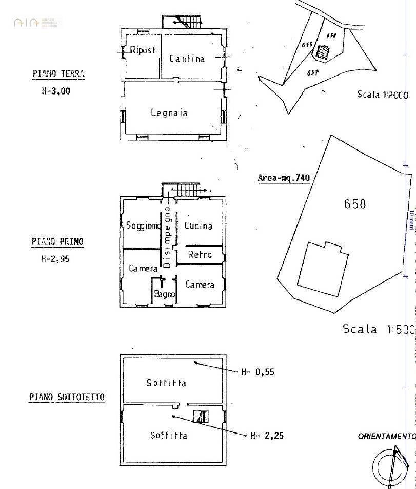Foto 16 - Rustic Villa Casa Tasso
 
69, Amandola - floor plans 1