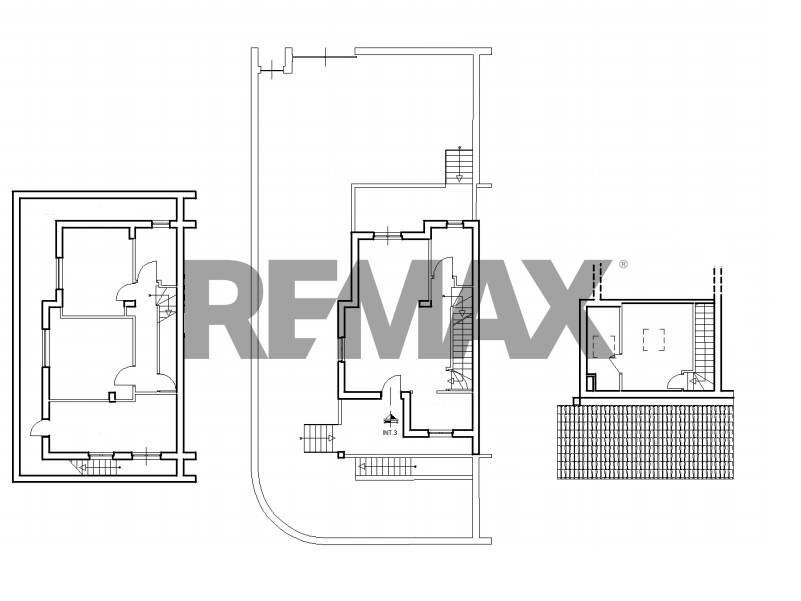 Pianta 2D - Semi-detached house via anterivo
 
44, Roma - floor plans 1