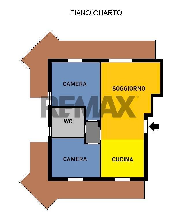 Pianta 2D - Trilocale Via oasi del Sacro Cuore
 
80, Giugliano in Campania - planimetria 1