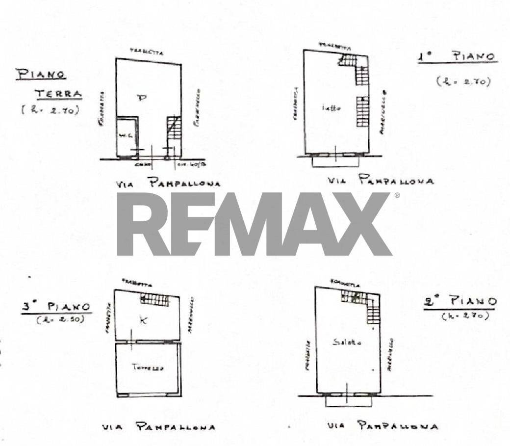 Pianta 2D - Independent house Via Pampallona
 
40, Caltagirone - floor plans 1