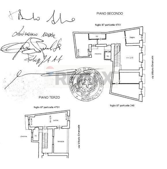 Pianta 2D - Apartment Corso Vittorio  Emanuele
 
80, Caltagirone - floor plans 1