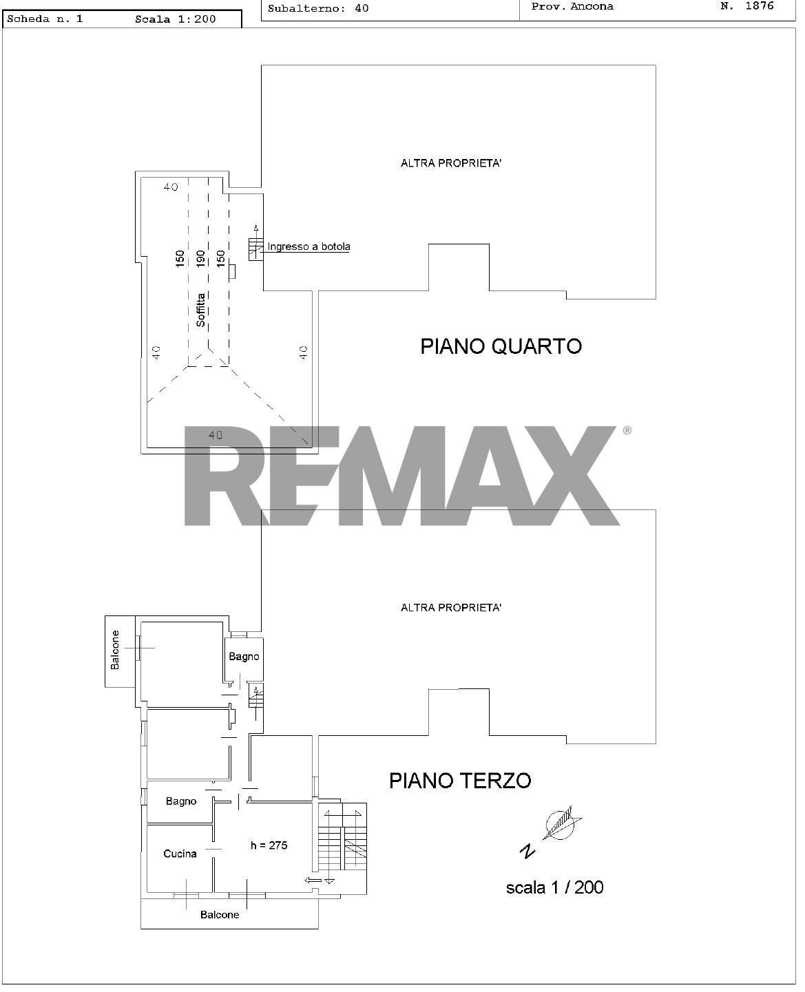 Pianta 2D - Apartment via dante alighieri
 
20, Montemarciano - floor plans 1