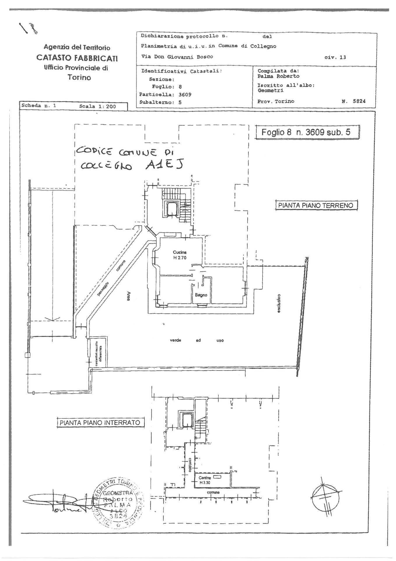 Foto 50 - Three-room apartment VIA DON BOSCO, Collegno - floor plans 1