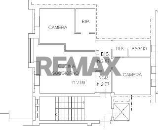 Pianta 2D - Trilocale Via Giuseppe Verdi
 
9, Parma - planimetria 1