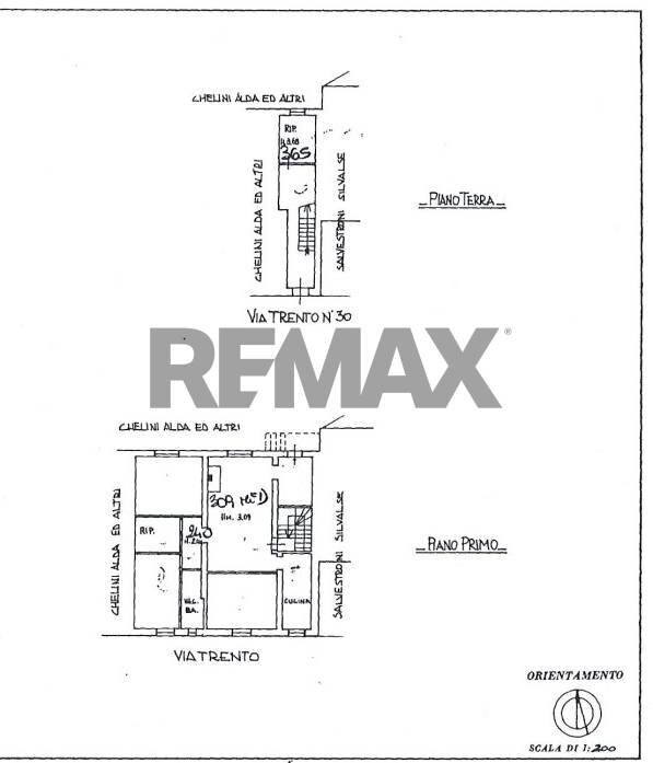 Pianta 2D - Casa indipendente VIA TRENTO
 
30, Roccastrada - planimetria 1