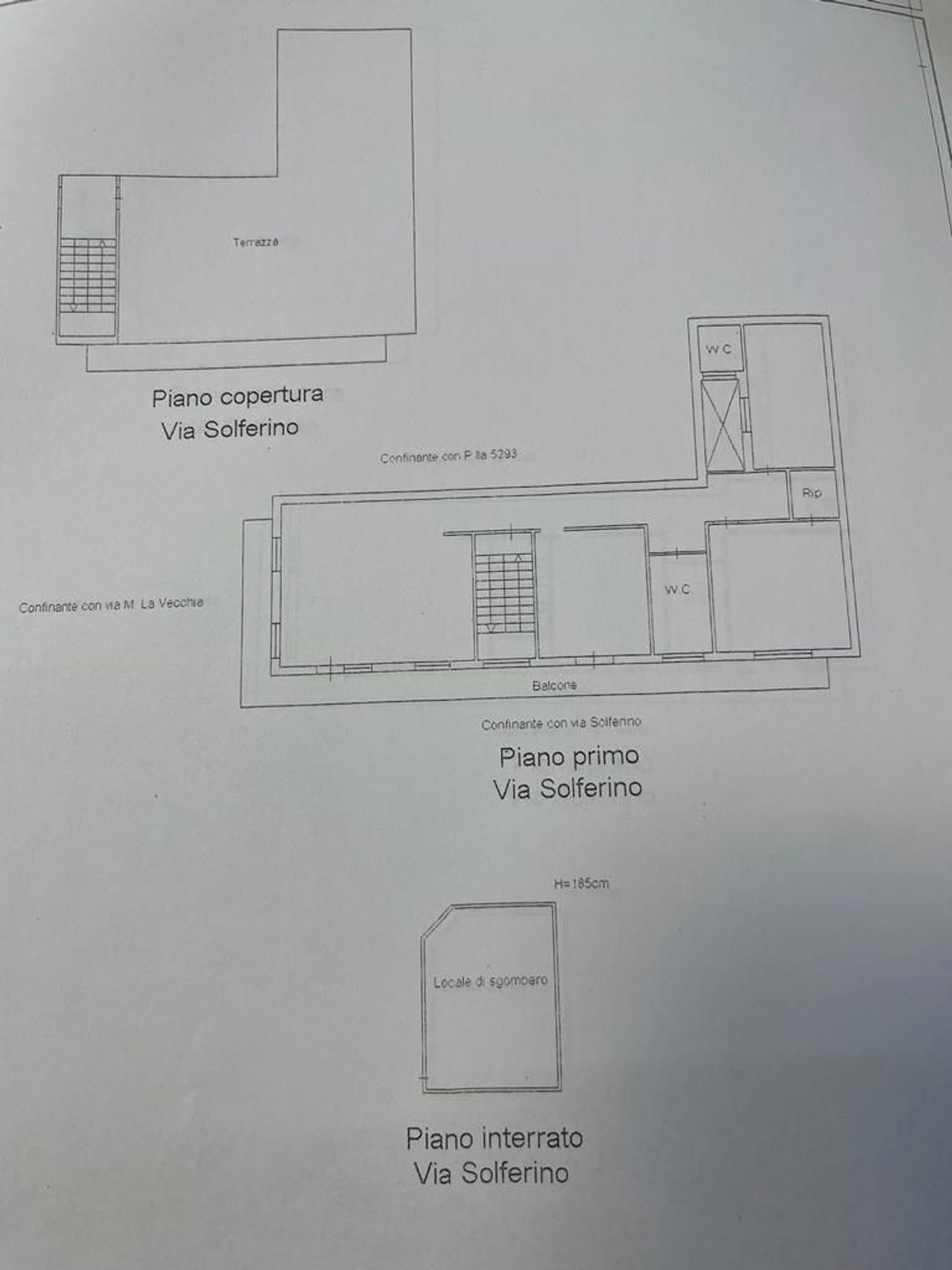planimetria - Quadrilocale Solferino, Canicattini Bagni - planimetria 1