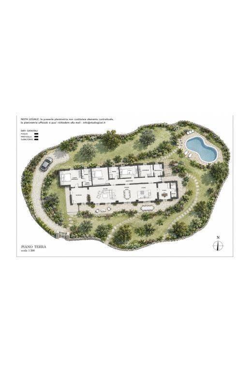 Villa via Forte Stella, Monte Argentario - planimetria 1