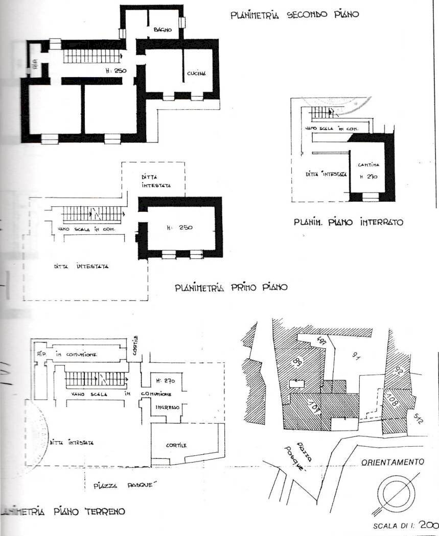 Independent house via per Cannobio, Trarego Viggiona - floor plans 1