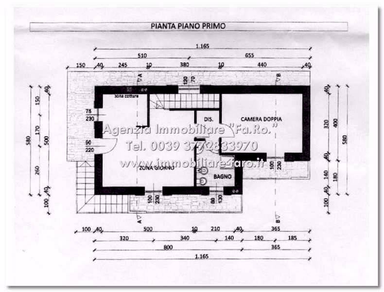 Villa Miazzina - planimetria 1