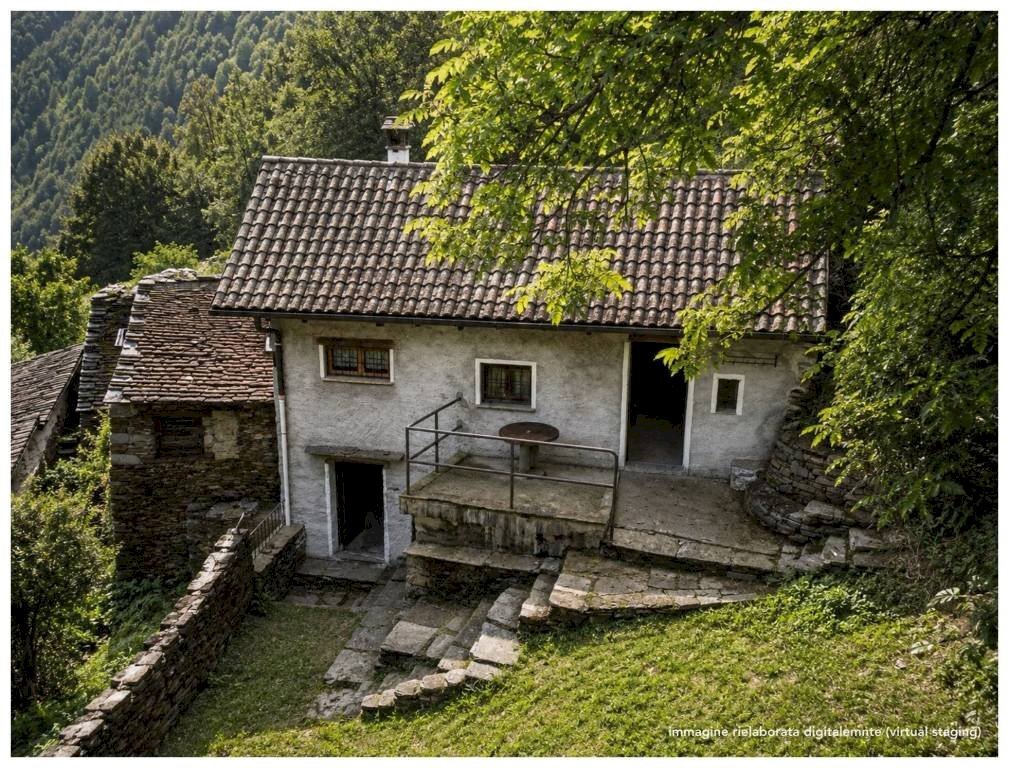 Facciata - Rustico Località Motta, Valle Cannobina - foto 1