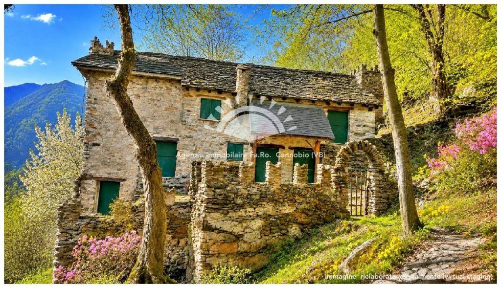 Facciata - Casa indipendente via Spoccia, Valle Cannobina - foto 2