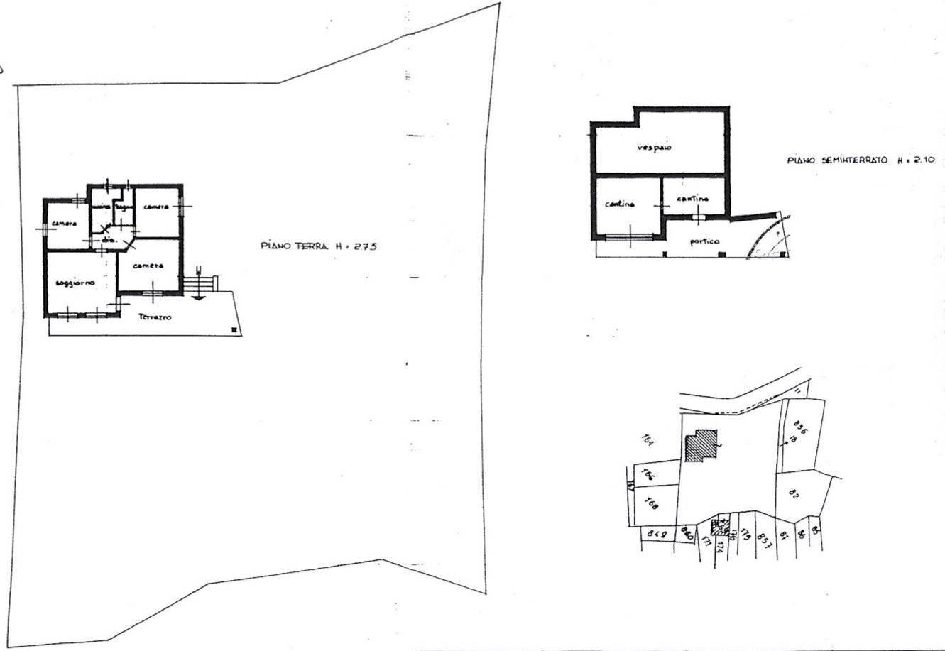 Villa via Belvedere, 15, Premeno - floor plans 1
