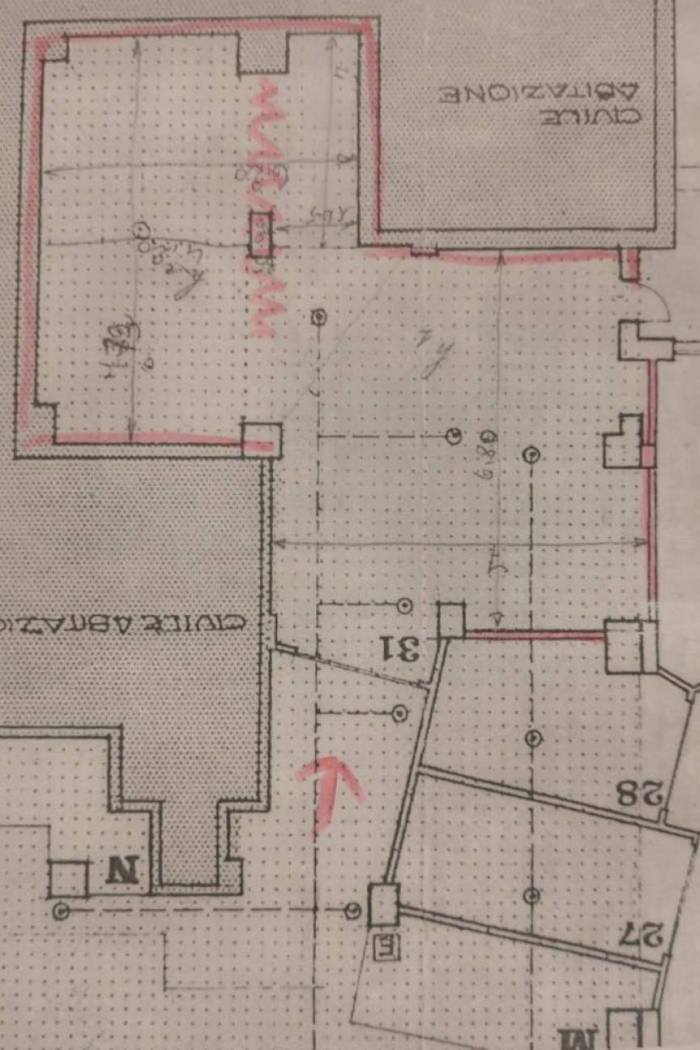 Box Mura di San Bernardino, Genova (neighborhood Staglieno) - floor plans 1