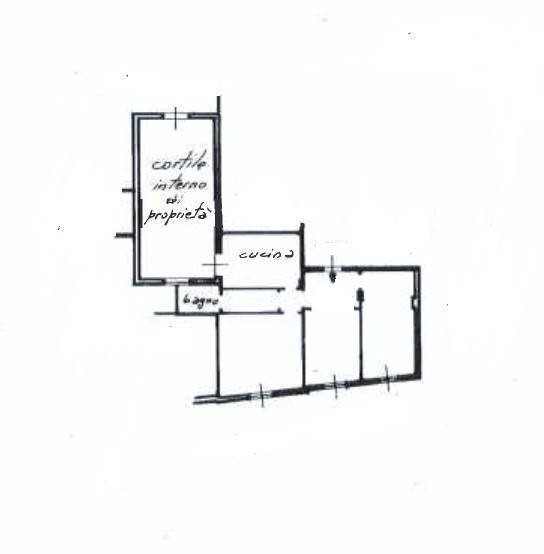 Three-room apartment corso Alessandro De Stefanis, 12, Genova (neighborhood Marassi) - floor plans 1