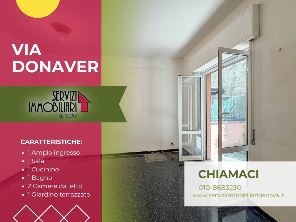 Soggiorno - Three-room apartment via Federico Donaver, Genova (neighborhood Marassi) - photo 1
