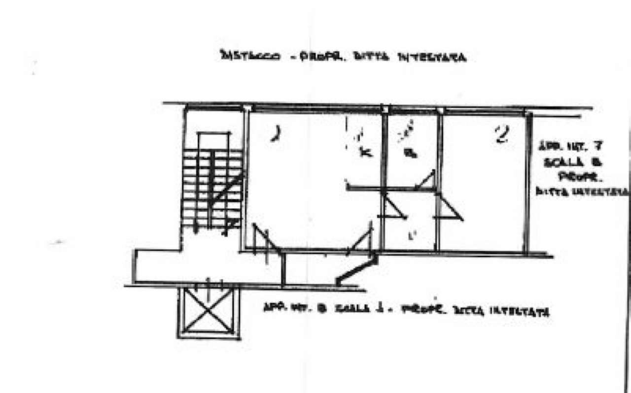 Planimetria casa - Bilocale viale Beata Vergine del Carmelo, Roma (zona Mostacciano) - planimetria 1