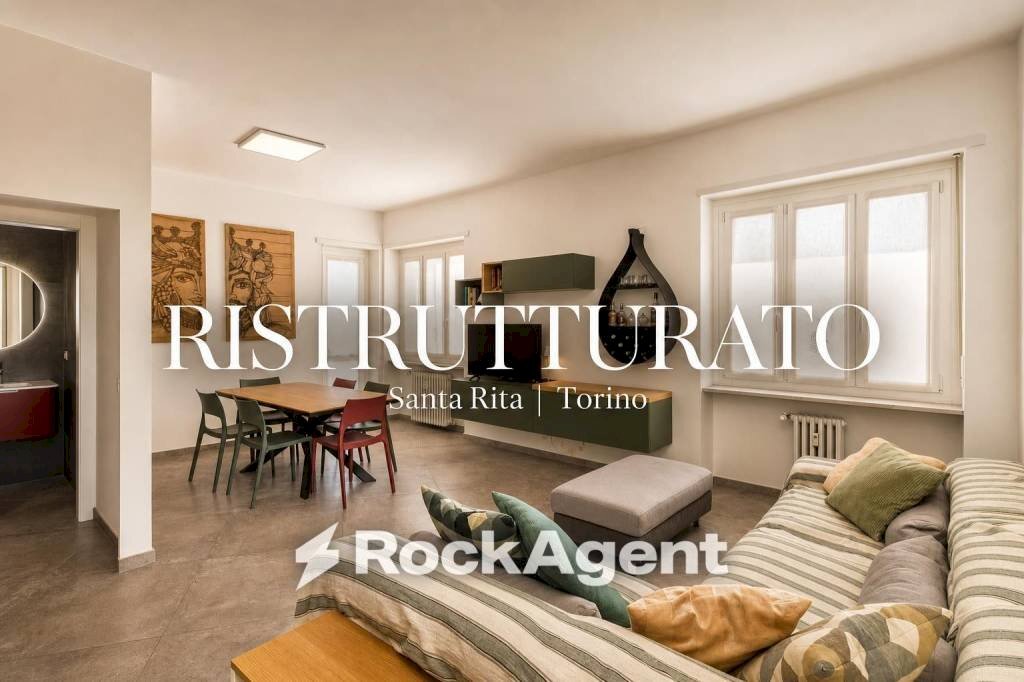 Salone - Appartamento via Tripoli, 115, Torino (zona Santa Rita) - foto 1