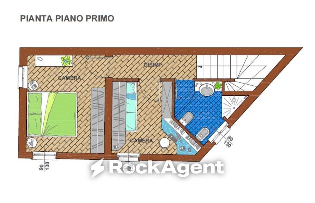 Planimetria - Casa indipendente via Professor G. Rocca, Mede - foto 2