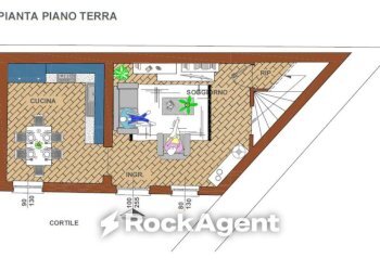 Planimetria - Casa indipendente via Professor G. Rocca, Mede - foto 1