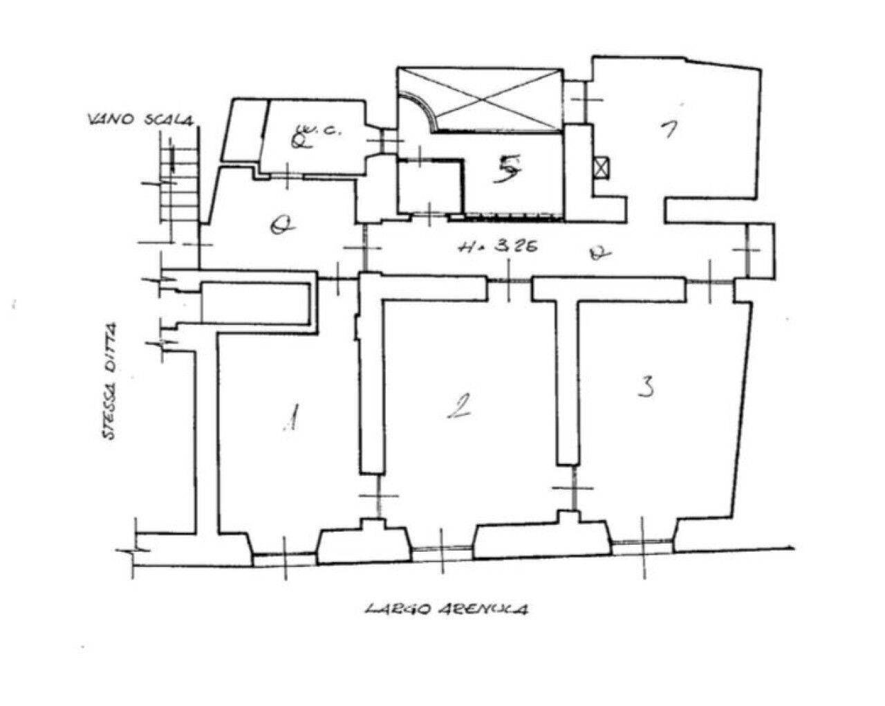 Office largo Arenula, 11, Roma (neighborhood Centro Storico) - floor plans 1