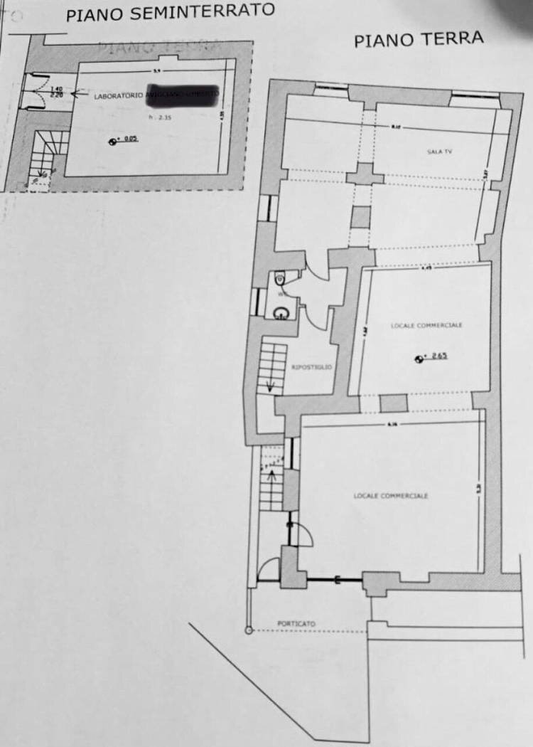 Shop corso Giuseppe Garibaldi, 20, Maratea - floor plans 1