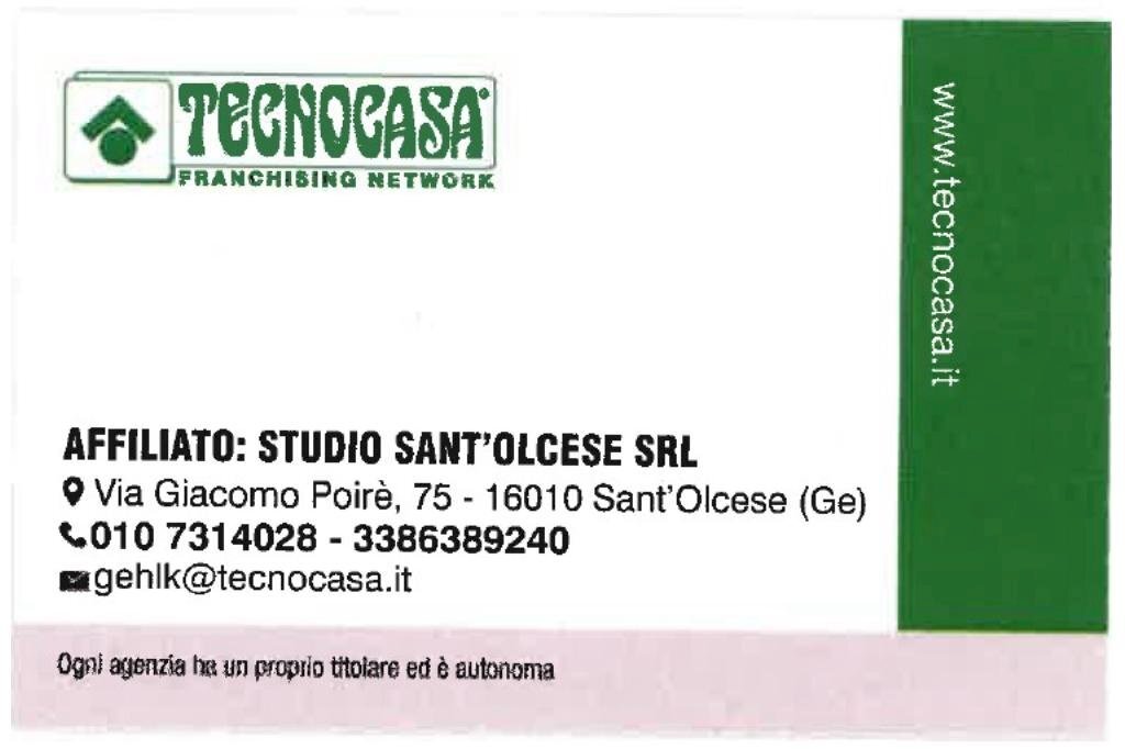 Quadrilocale Via P. Anfossi, Genova (zona Pontedecimo) - planimetria 1