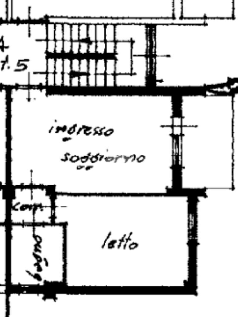 Two-room apartment Strada Della Magra, Torino (neighborhood Barca) - floor plans 1