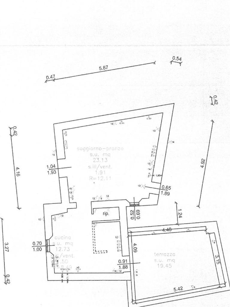 Casa indipendente Via Cucco, Vergato - planimetria 1