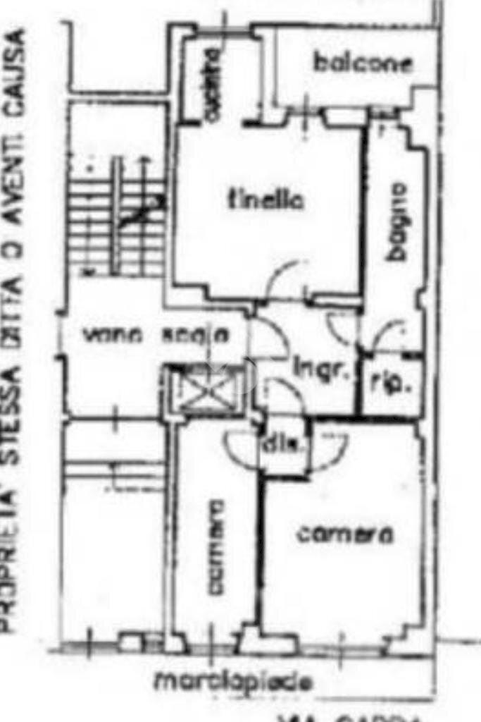 Three-room apartment Via Capra, Rivoli - floor plans 1