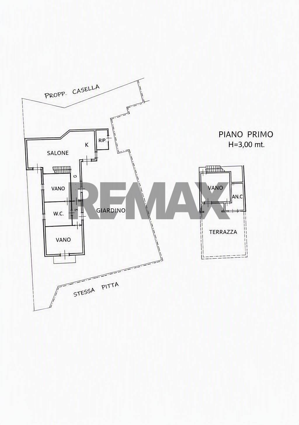 Pianta 2D - Villa via america
 
11, Gravina di Catania - planimetria 1