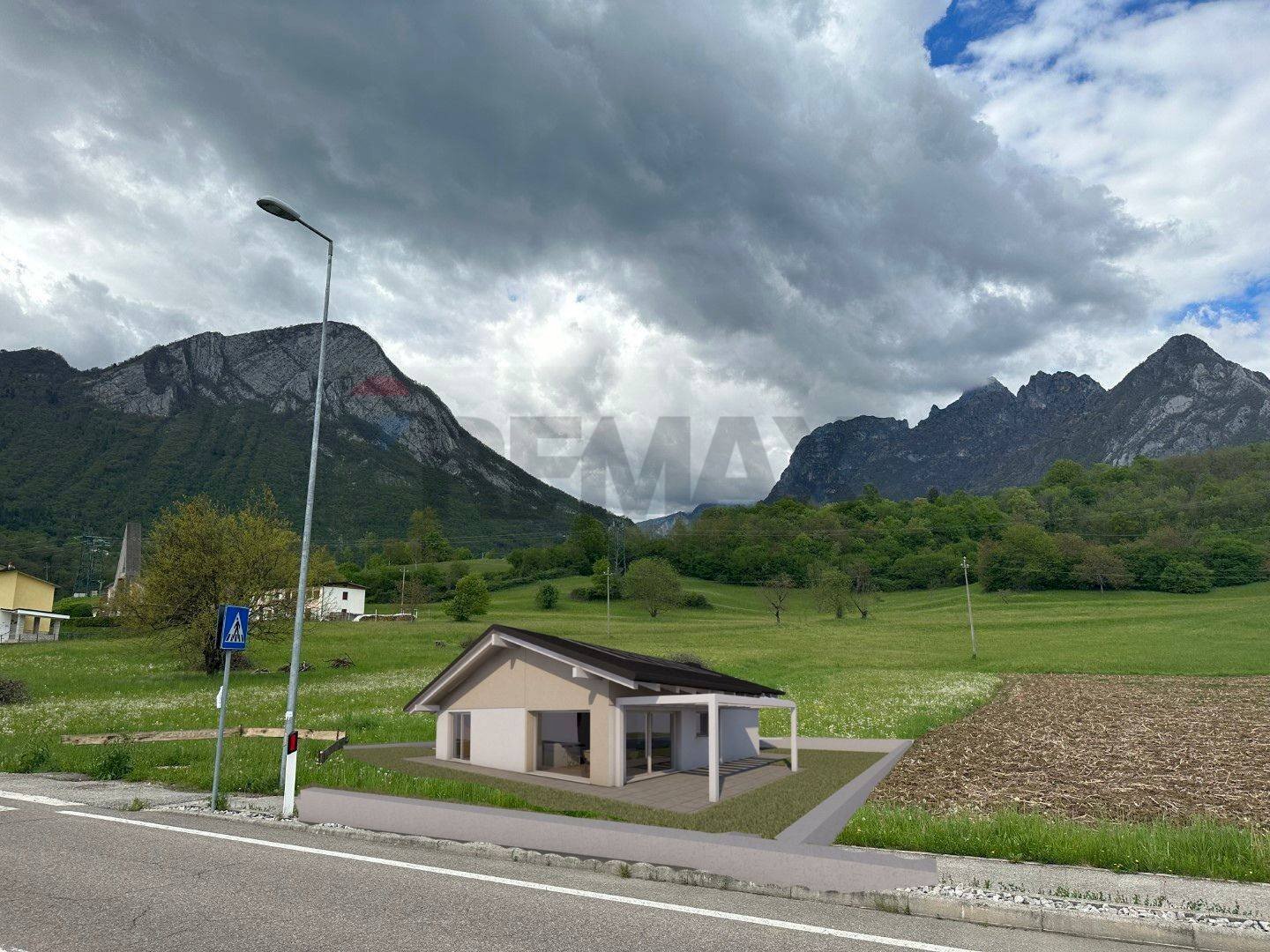 Vista delle montagne - Terreno edificabile Loc. Gron
 
snc, Sospirolo - foto 2