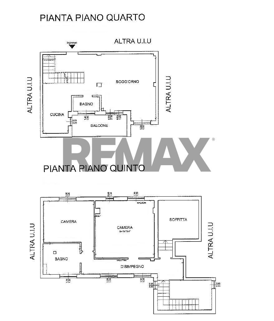 Pianta 2D - Quadrilocale Via Girolamo Ginelli
 
61, Ancona - planimetria 1