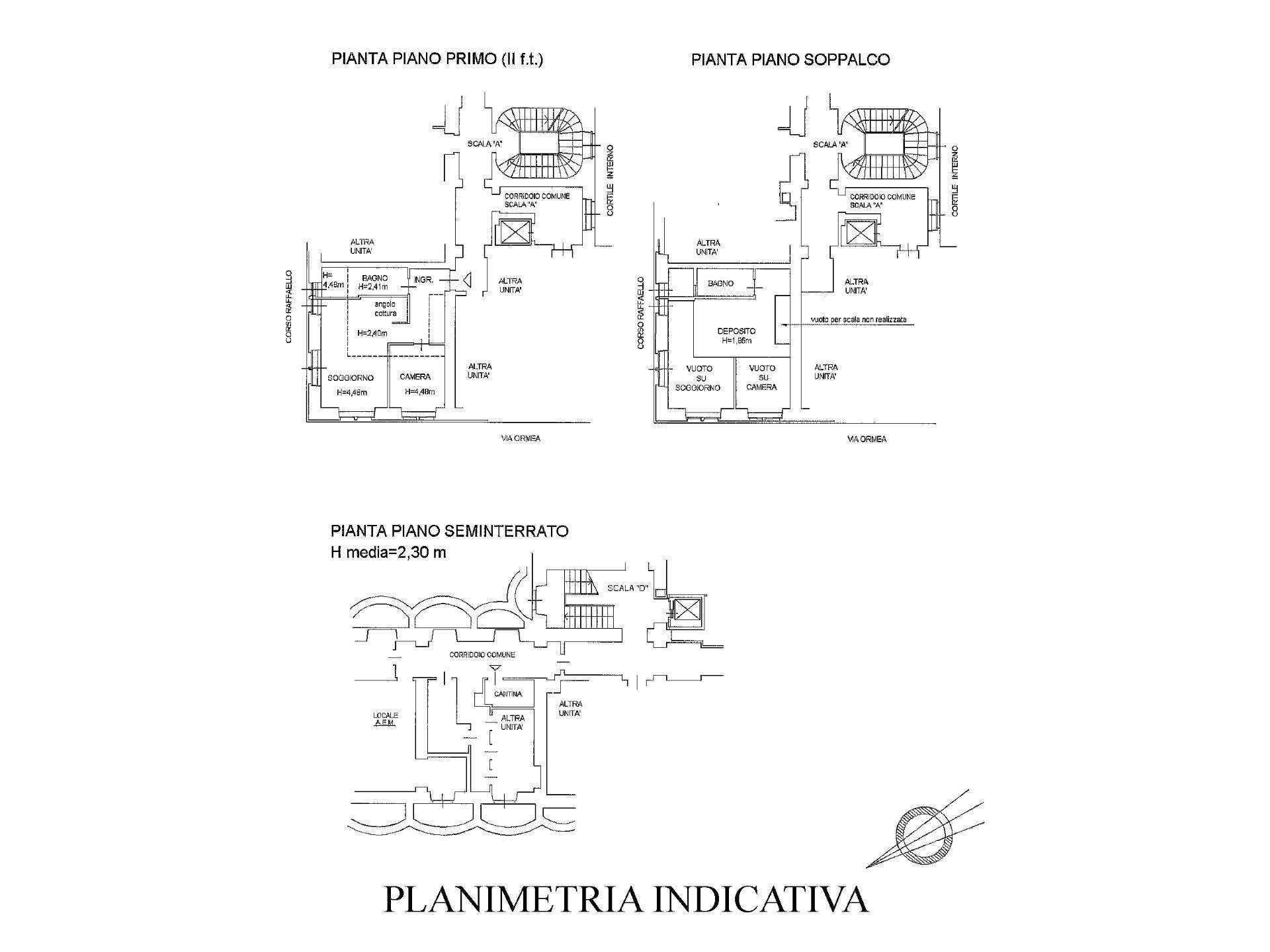 Foto 22 - Loft Corso Raffaello, Torino - floor plans 1